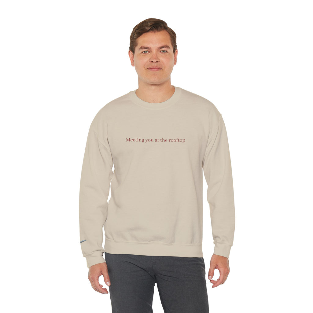 Meeting you at the rooftop crewneck sweatshirt