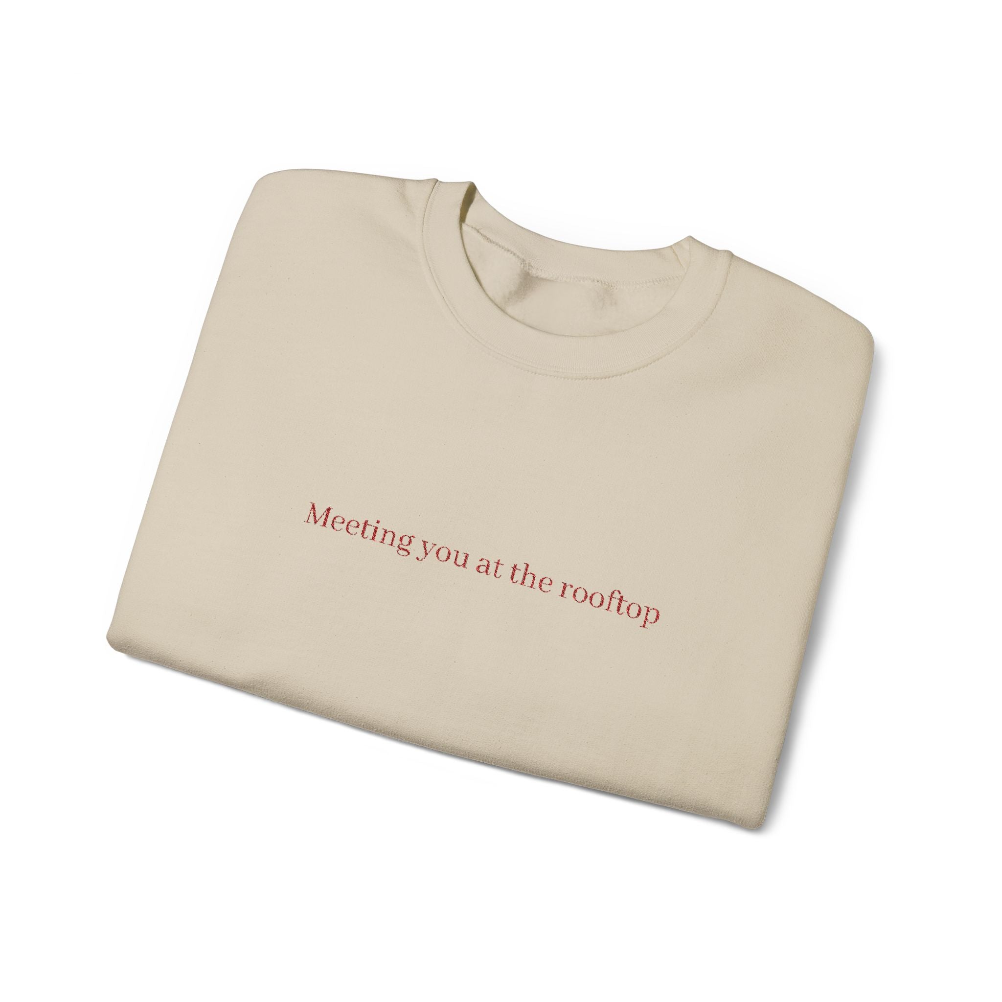 Meeting you at the rooftop crewneck sweatshirt