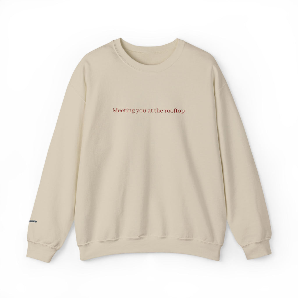 Meeting you at the rooftop crewneck sweatshirt