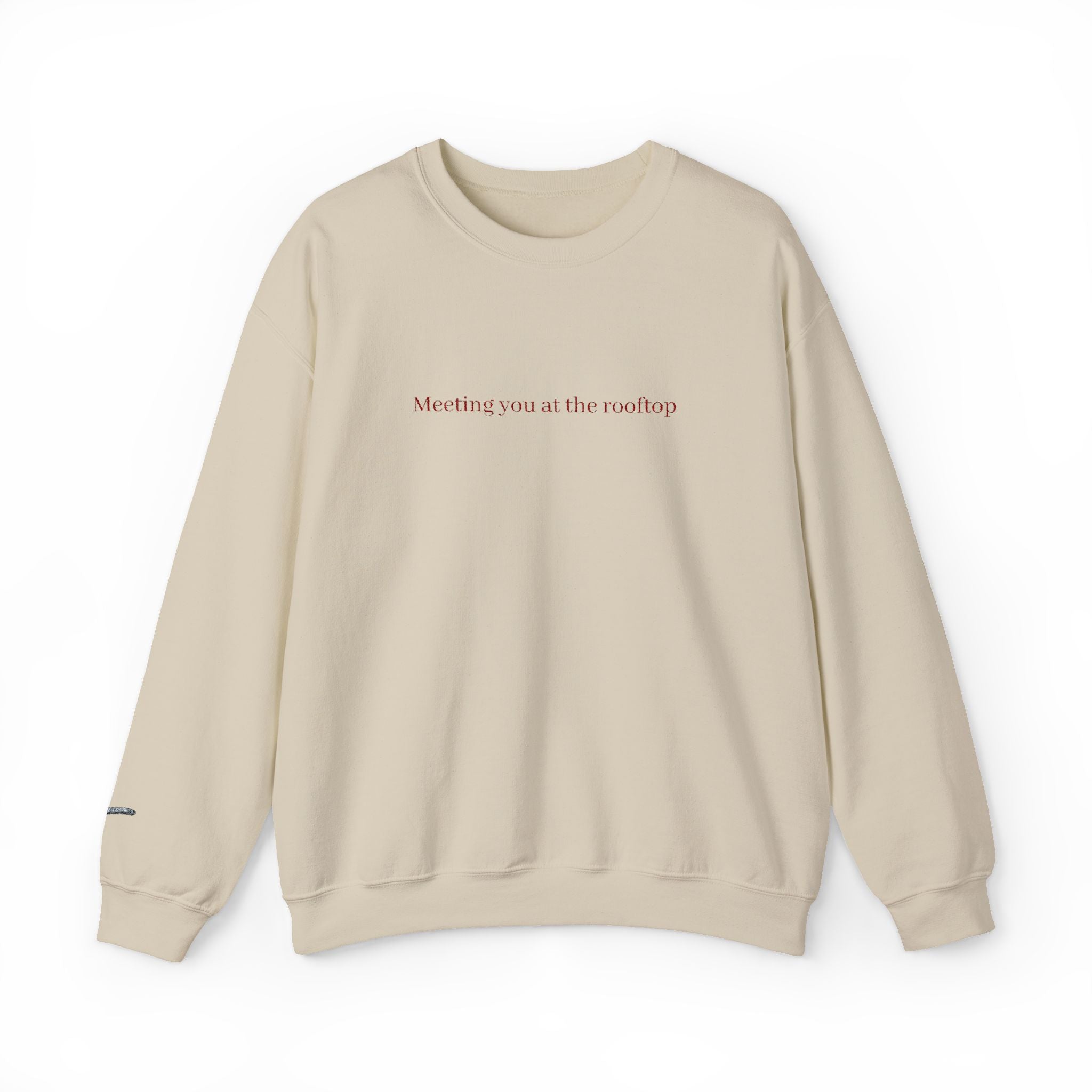 Meeting you at the rooftop crewneck sweatshirt