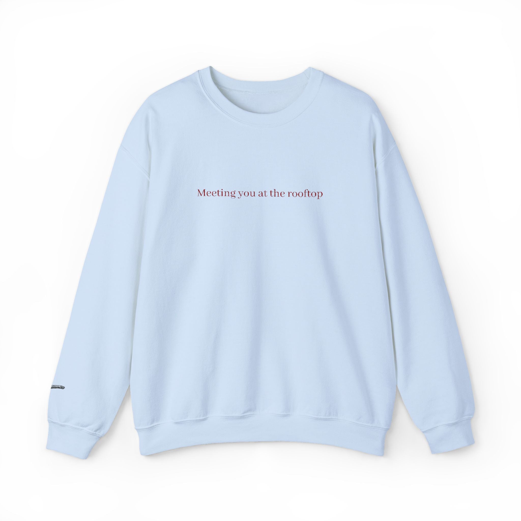 Meeting you at the rooftop crewneck sweatshirt