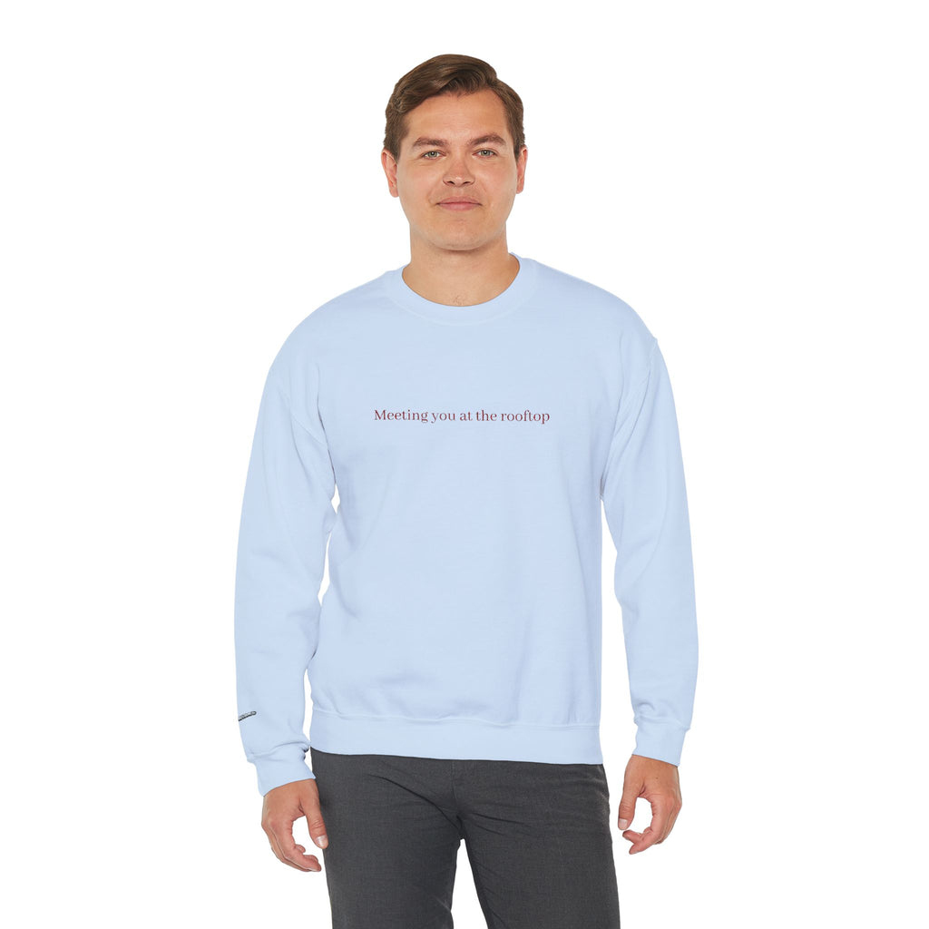 Meeting you at the rooftop crewneck sweatshirt